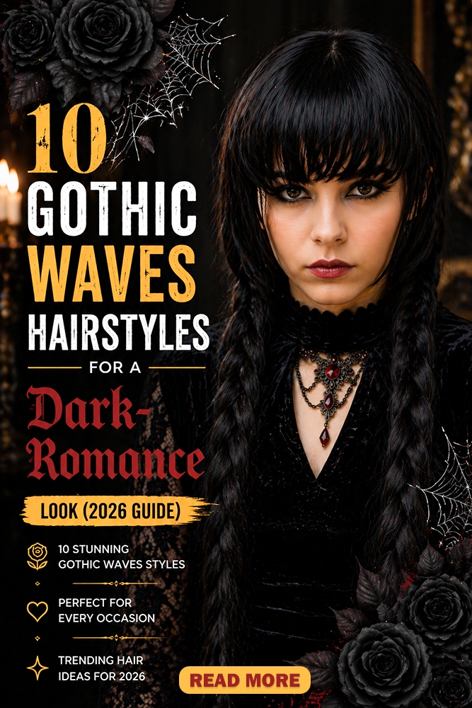 10 Gothic Waves Hairstyles for a Dark-Romance Look (2026 Guide)