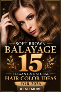 Soft Brown Balayage Hair: 15 Elegant & Natural Hair Color Ideas for 2026