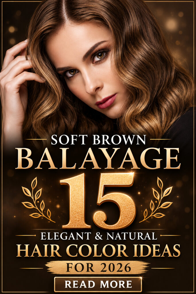Soft Brown Balayage Hair: 15 Elegant & Natural Hair Color Ideas for 2026